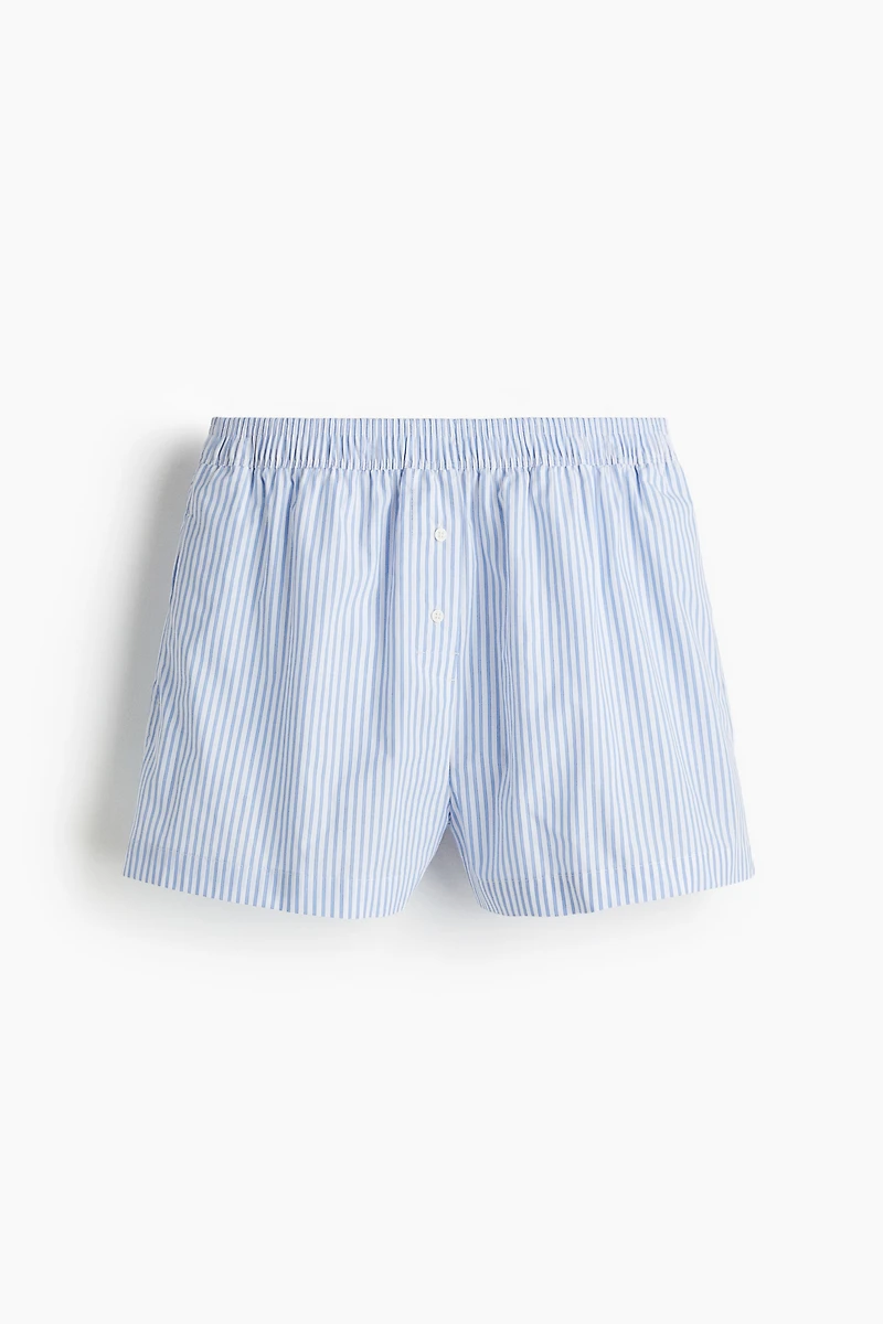 Short en popeline