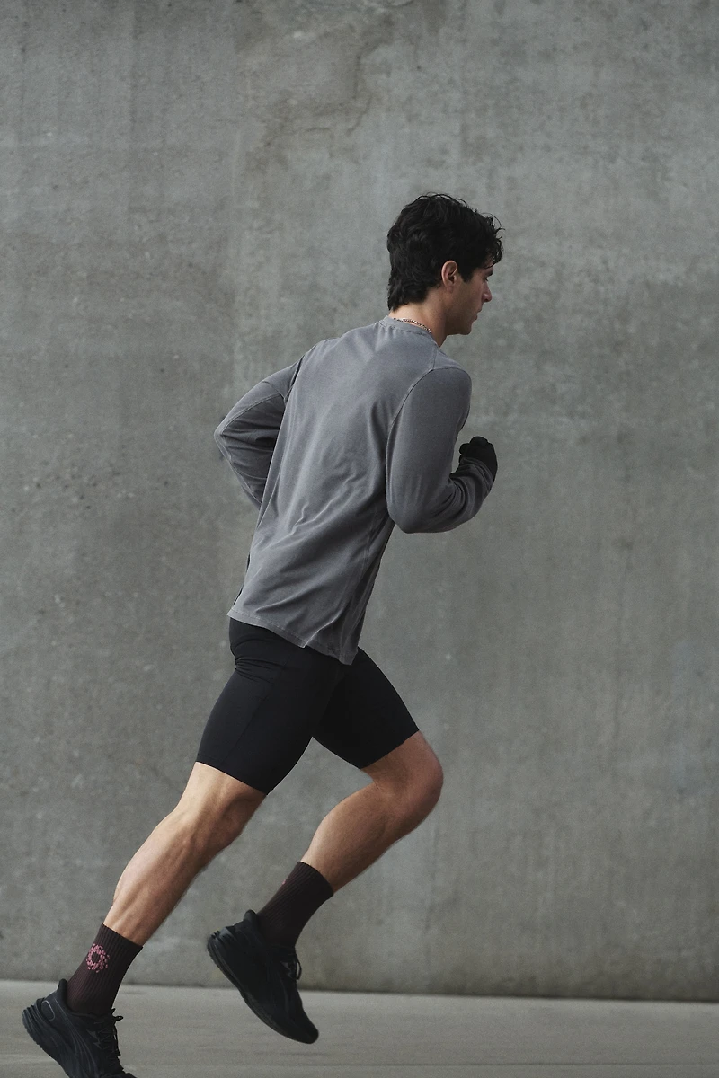 Regular-Fit Long-Sleeve Sports Shirt with DryMove™