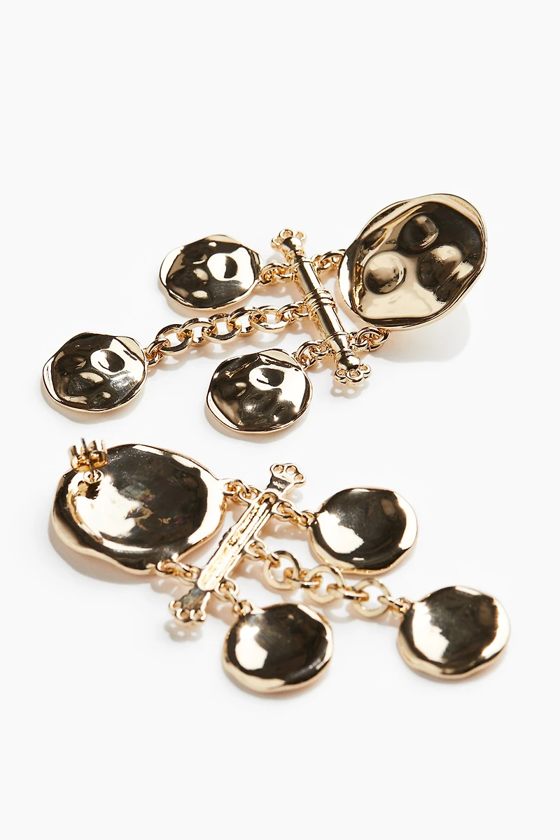 Disc-Pendant Earrings
