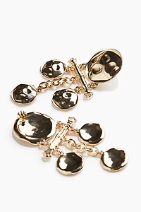 Disc-Pendant Earrings