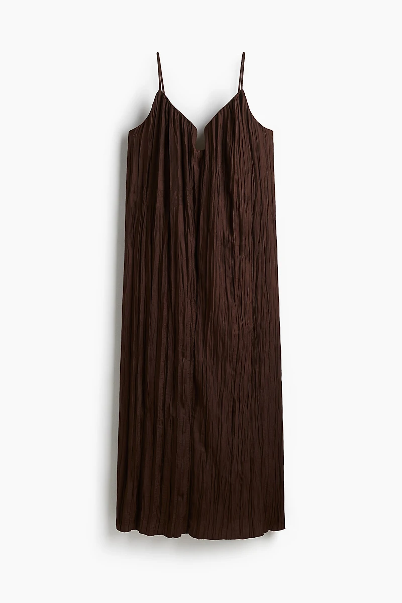 Crinkled Strappy Dress