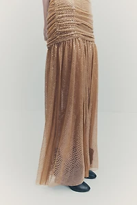 Sequined Evening Gown