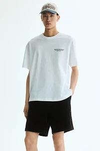 Loose-Fit Corduroy Shorts