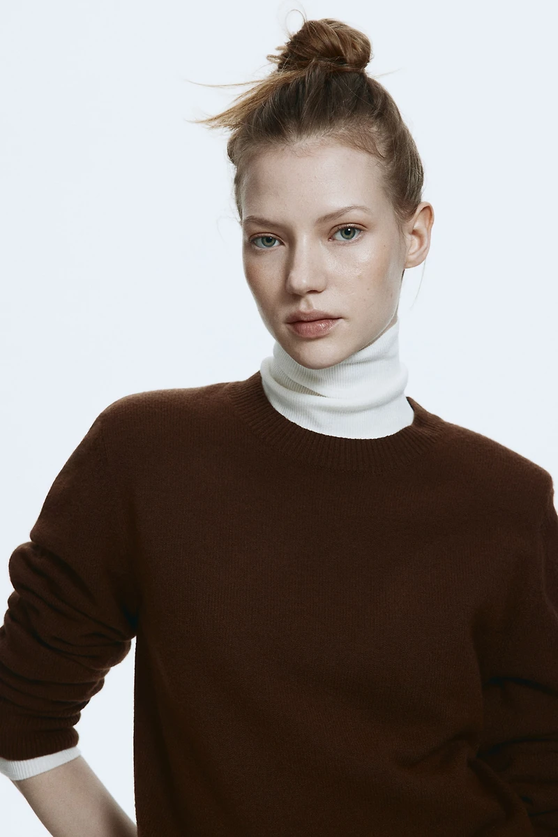 Shoulder-Pad Sweater
