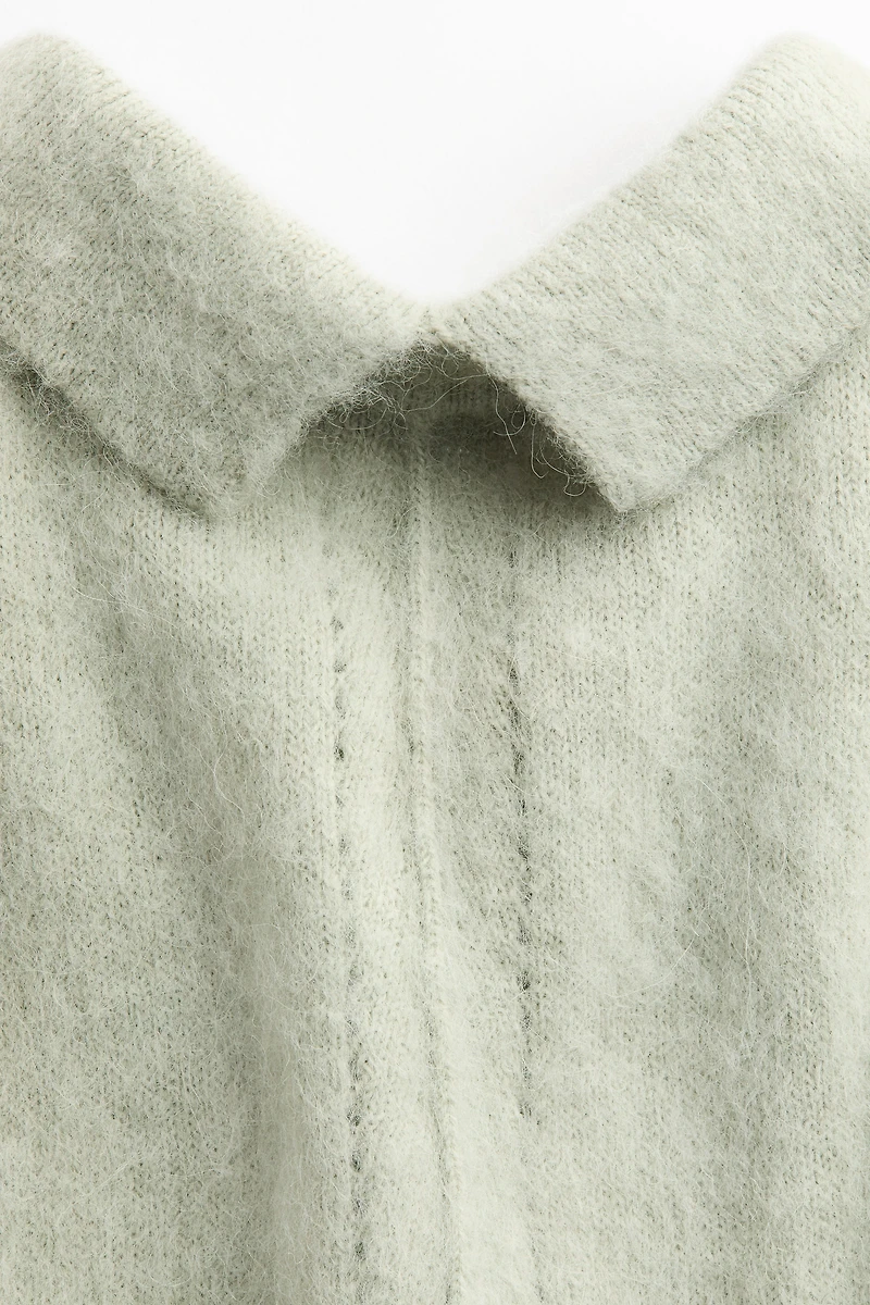 Alpaca-Blend Sweater Vest