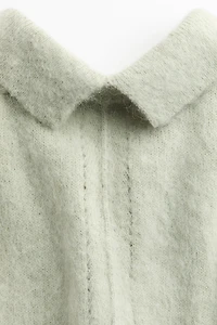 Alpaca-Blend Sweater Vest