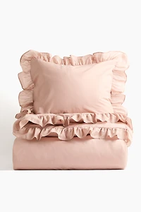 Flounced Single Duvet Cover Set