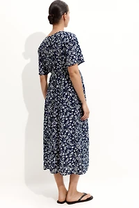 MAMA Before & After Tie-Belt Dress