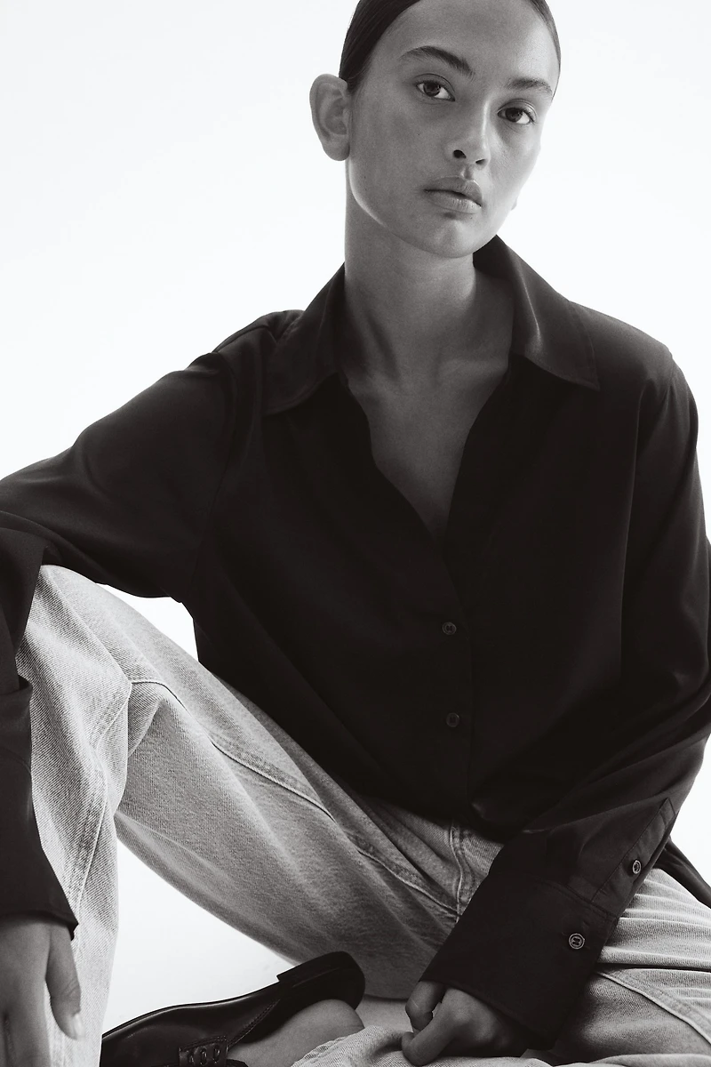 Blouse à encolure en V