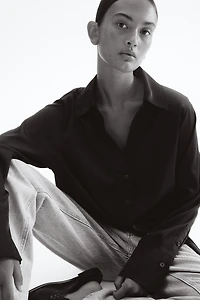 Blouse à encolure en V