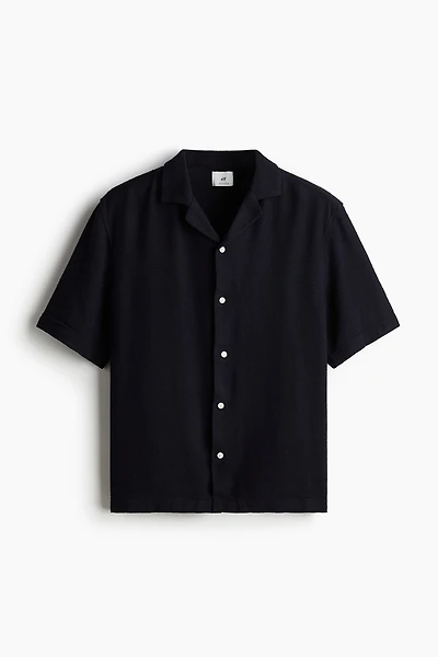 Regular Fit Textured Resort Shirt