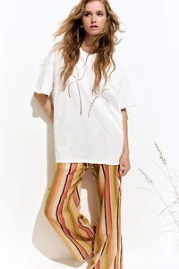 T-shirt grande taille avec motif