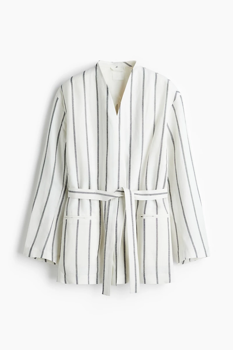 Linen-Blend Jacket