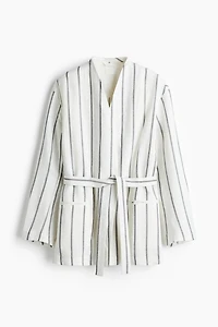 Linen-Blend Jacket