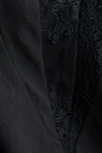 Slip Dress with Lace Inset