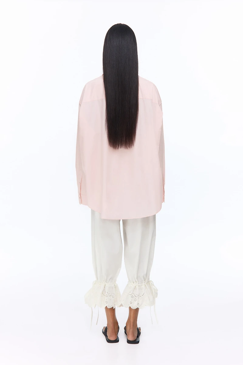 Bib-Front Poplin Shirt