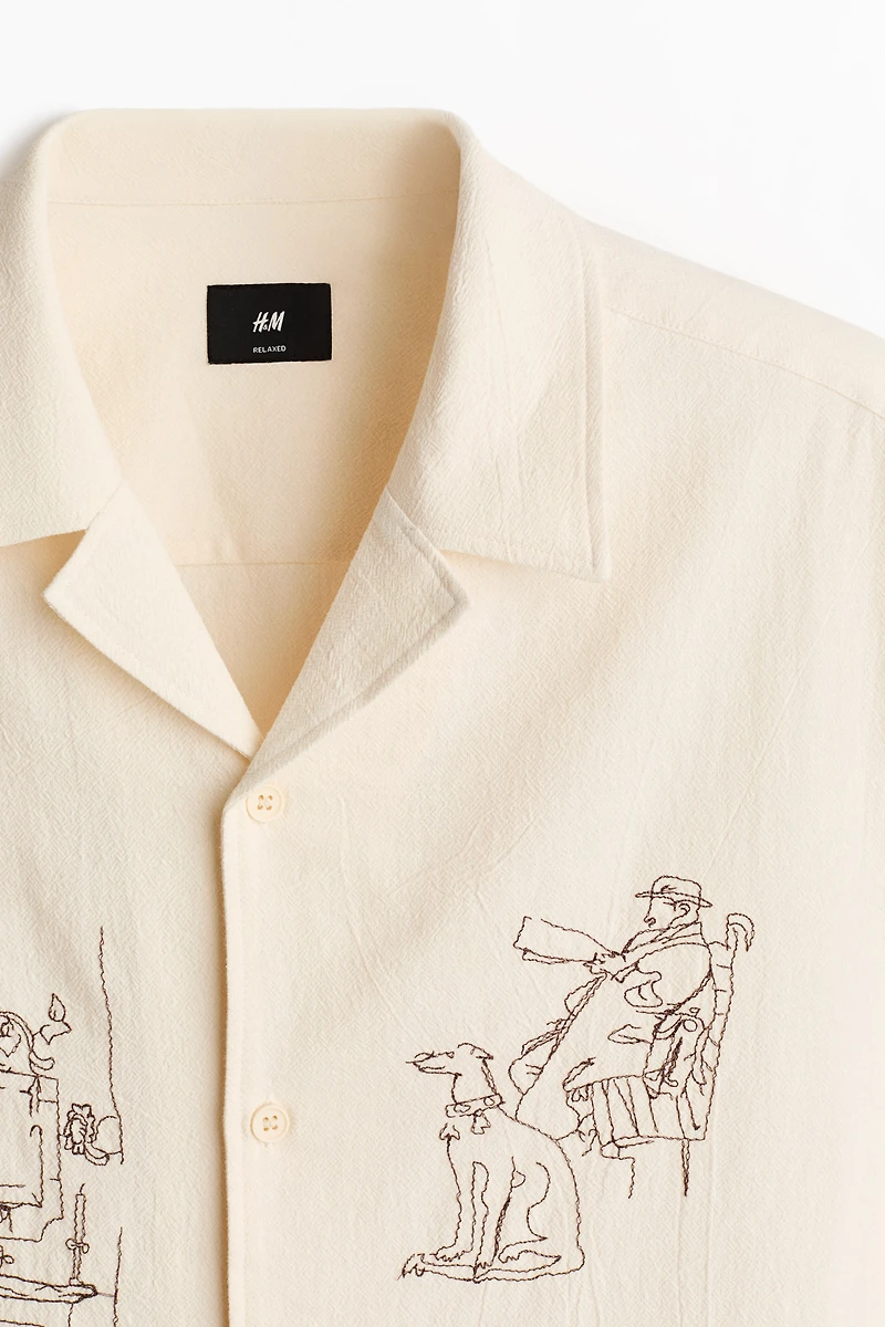 Relaxed-Fit Cotton Resort Shirt