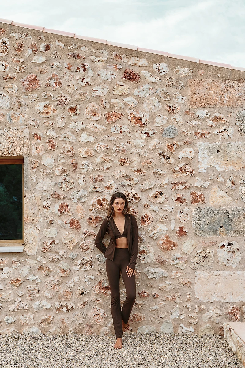 Flared Yoga Leggings with SoftMove™ Lycra®