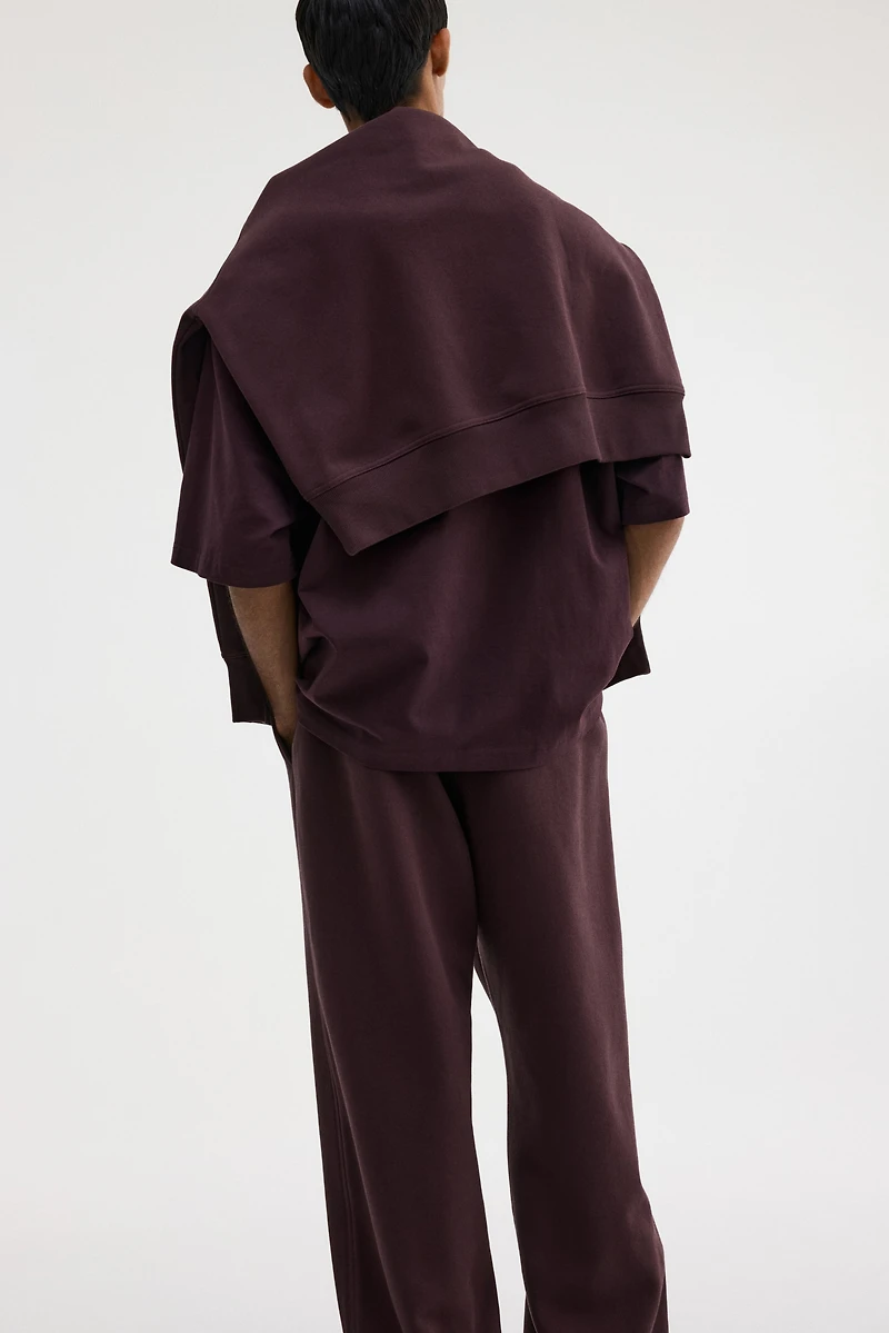 Pantalon en molleton ample