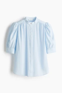Puff-sleeved blouse