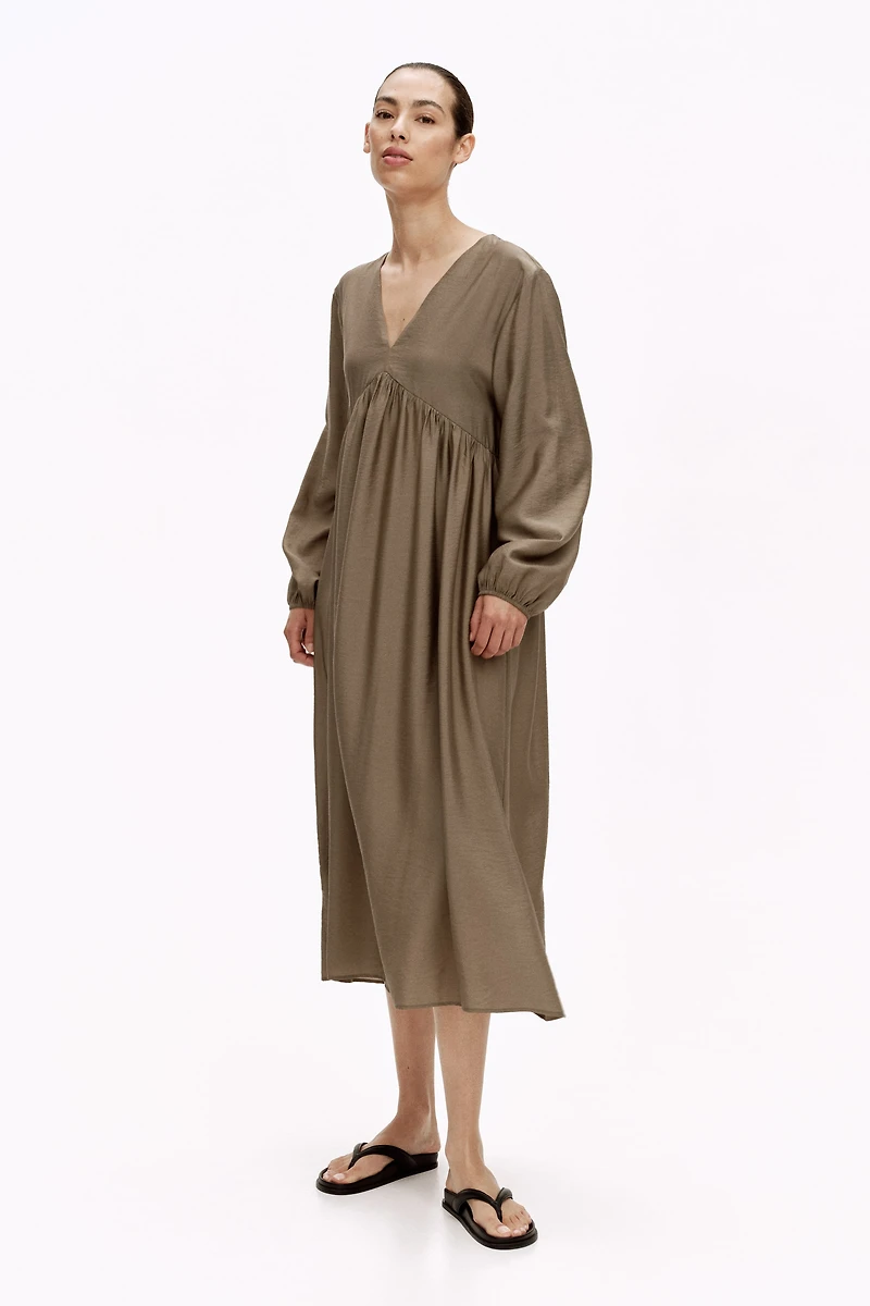 MAMA Viscose-Blend Nursing Dress