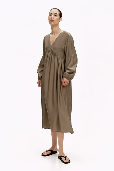 MAMA Viscose-Blend Nursing Dress