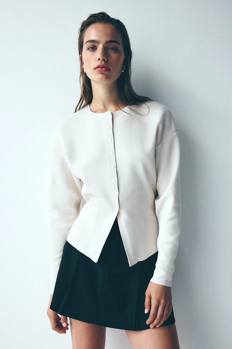 Chandail en tricot texturé