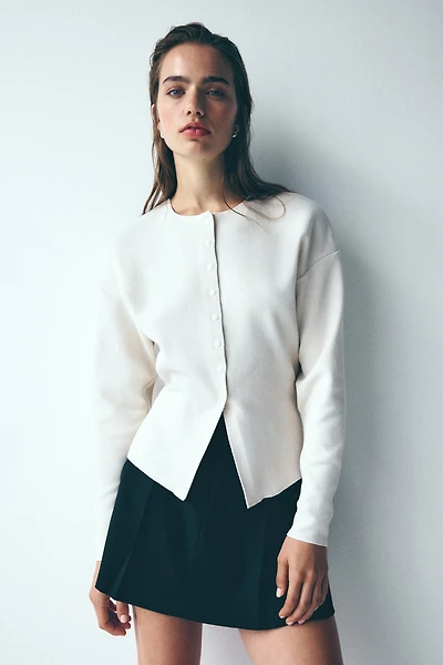 Chandail en tricot texturé