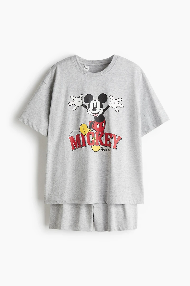 Printed Jersey Pajamas