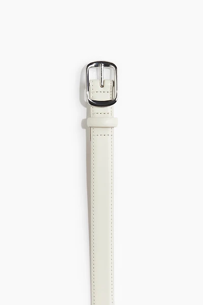 Ceinture fine en cuir