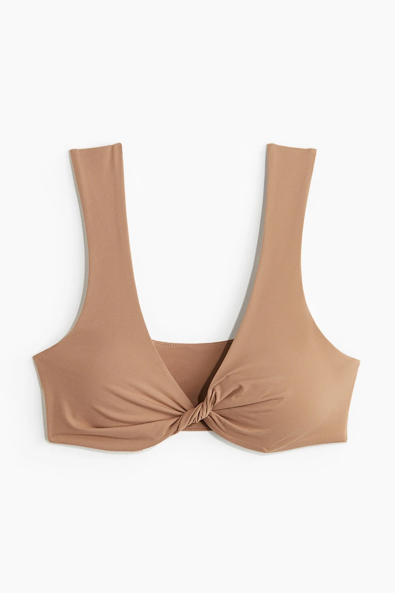Soutien-gorge souple et réversible en microfibre