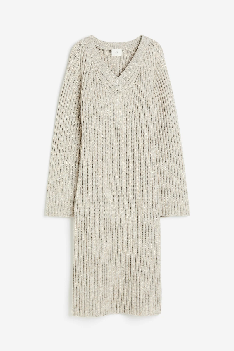 Rib-knit Dress