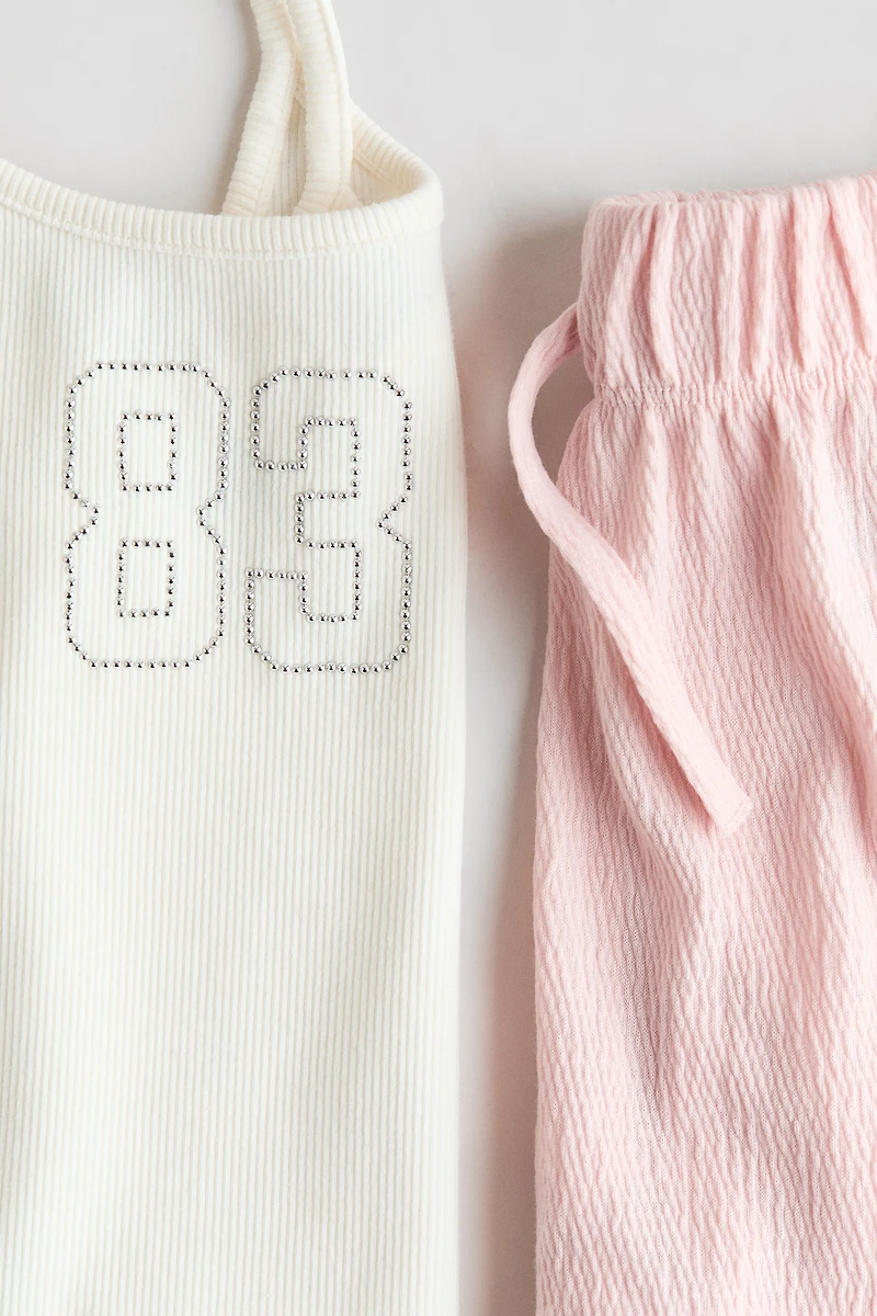 2-Piece Top and Shorts Set