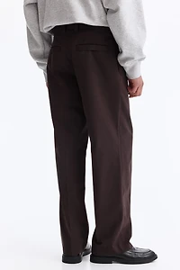 Relaxed-Fit Cotton and Lyocell Tailored Pants