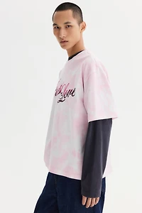 Oversized Heat Reactive Printed T-Shirt