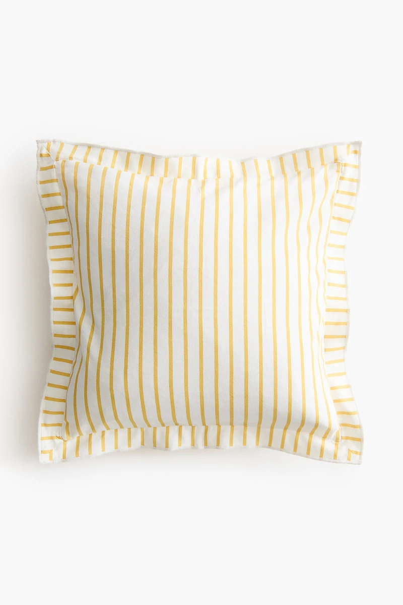 Linen-Blend Cushion Cover