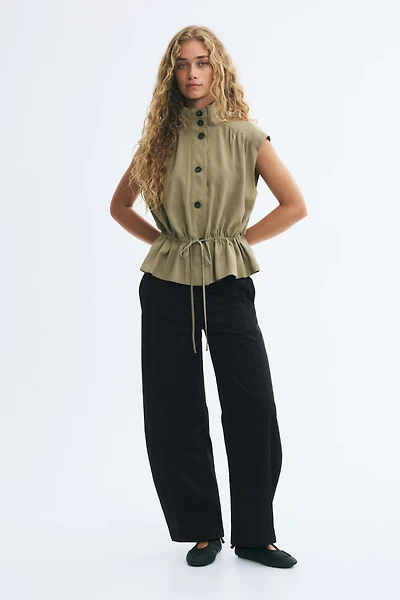 Barrel-Leg Pants