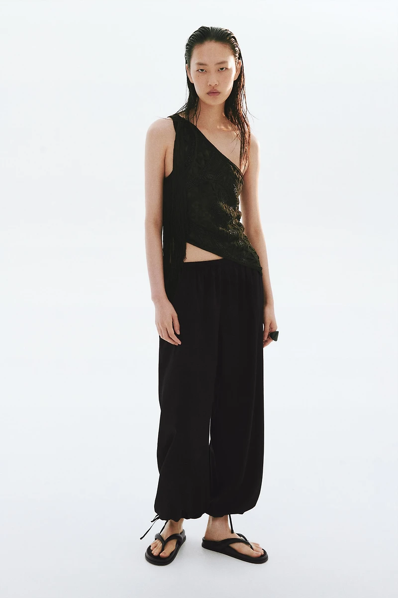 Pantalon ballon à cordon