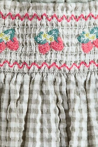 Empire-Waist Cotton Dress