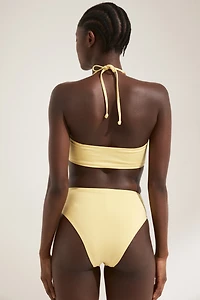 High Waist Cheeky Bikini Bottoms