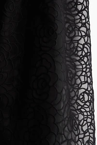 Embroidered Halterneck Dress
