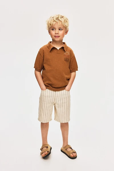 Knit Polo Shirt