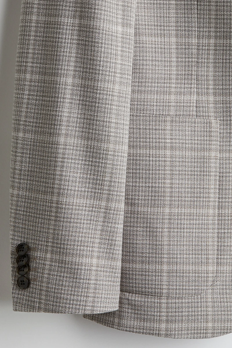 Regular-Fit Single-Breasted Jacket