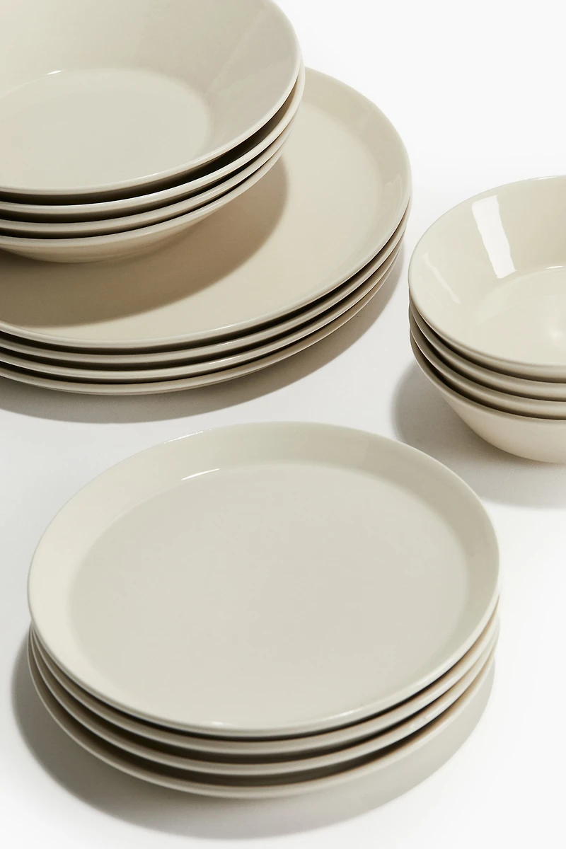 4-pack Stoneware Dinner Plates