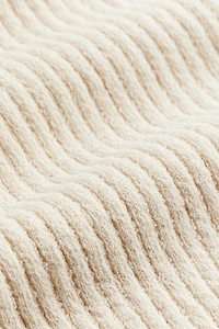 Haut en tricot côtelé