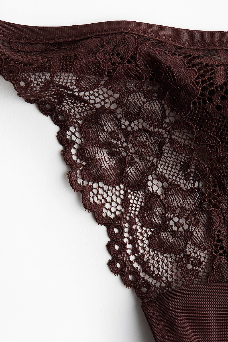 3-pack Lace Thong Briefs