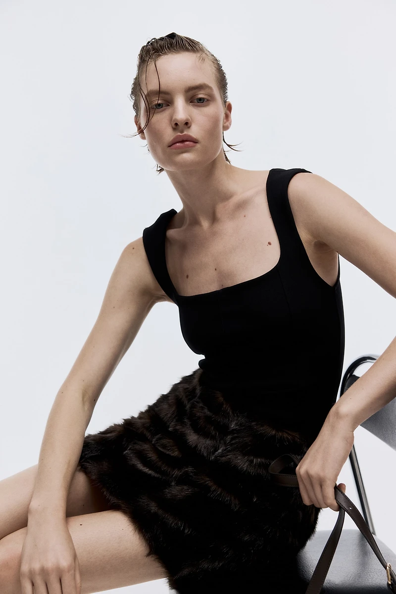 Débardeur à encolure carrée