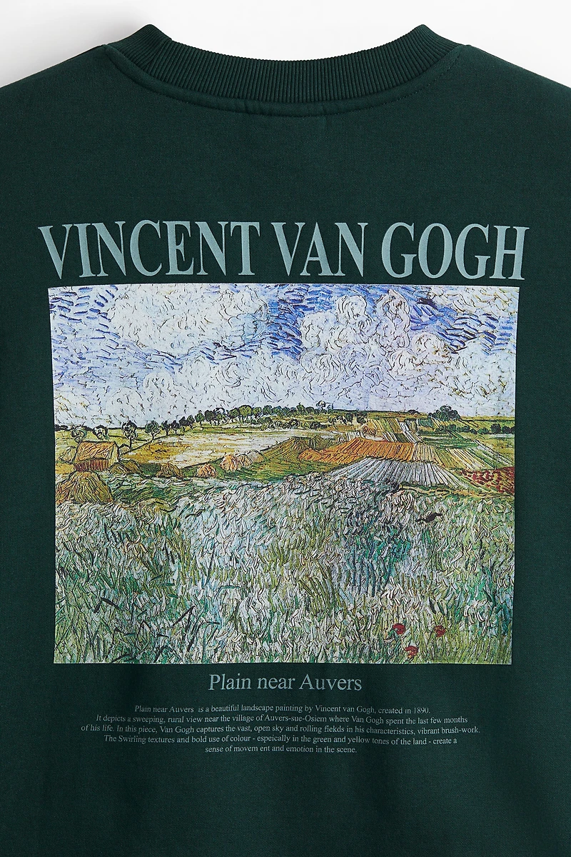 Oversized Printed Sweatshirt