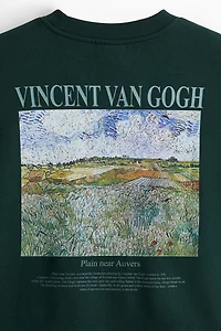 Oversized Printed Sweatshirt