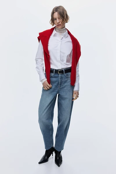 Barrel High Ankle Jeans